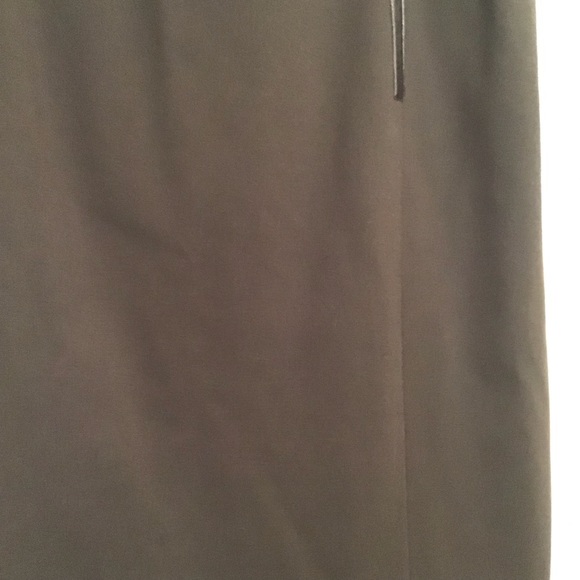 NWOT Akris Punto Aline Faux Leather Accented Skirt - Picture 6 of 13